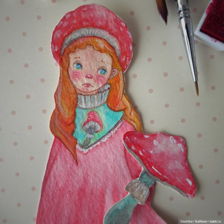 Новые бумажные куклы — Авторские куклы из дерева