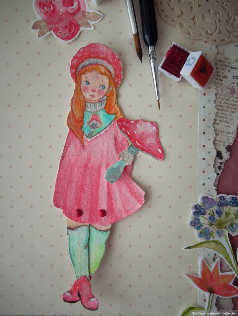 Новые бумажные куклы — Авторские куклы из дерева