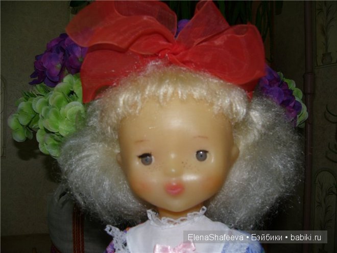 Познакомьтесь, моя винтажная советская куклена - Канапушечка (фото 2)
