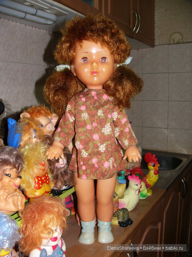 Предлагаю Вашему вниманию еще одну мою куклену, тоже родом из СССР (фото 2)