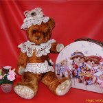 Дорогие жители Бэйбиков, Вас приветствует  "Манюня" - антикварная медведица. Место рождения - Дания. Год рождения - 40е прошлого века