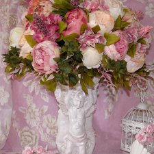 Интерьерная композиция с Ангелами "ВЕСНА В ПАРИЖЕ".