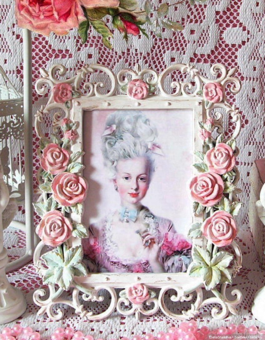 Моя новая работа или как преобразить недорогую пластмассовую рамочку для фото