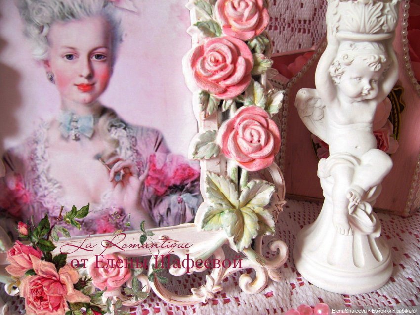 Моя новая работа или как преобразить недорогую пластмассовую рамочку для фото (фото 4)