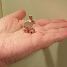 Крохотный зайчик  для Ваших кукол