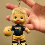 Футболист СССР. Брелок. 11 см.