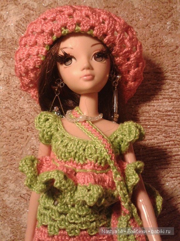 Модное платье для Сони | Бэйбики Модное платье для Сони — Одежда и обувь для кукол своими руками: фото