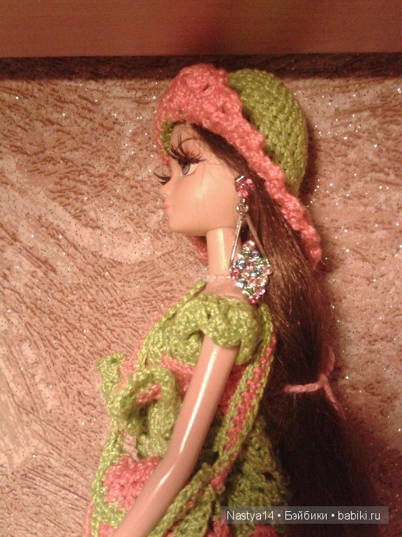 Модное платье для Сони | Бэйбики Модное платье для Сони — Одежда и обувь для кукол своими руками: фото