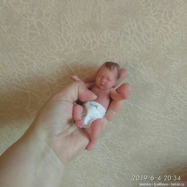 Крошка в ладошке-силиконовая малышка от Татьяны Берновой | Бэйбики Крошка в ладошке-силиконовая малышка от Татьяны Берновой (фото 4)