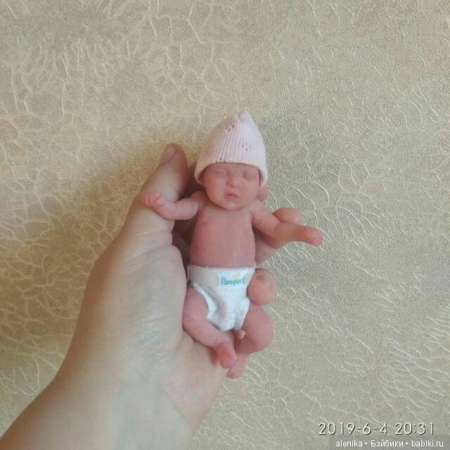 Крошка в ладошке-силиконовая малышка от Татьяны Берновой (фото 7)
