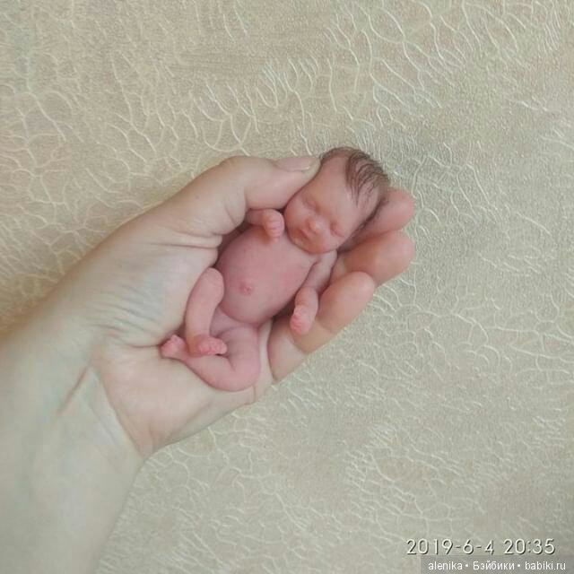 Крошка в ладошке-силиконовая малышка от Татьяны Берновой | Бэйбики Крошка в ладошке-силиконовая малышка от Татьяны Берновой (фото 2)