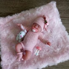 Крошка в ладошке-силиконовая малышка от Татьяны Берновой