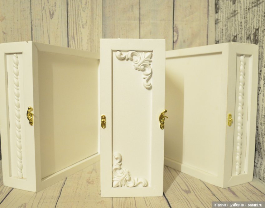 Ящик-трансформер /гардеробная для кукол (фото 4)