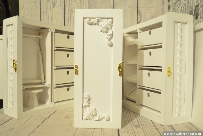 Ящик-трансформер /гардеробная для кукол (фото 5)