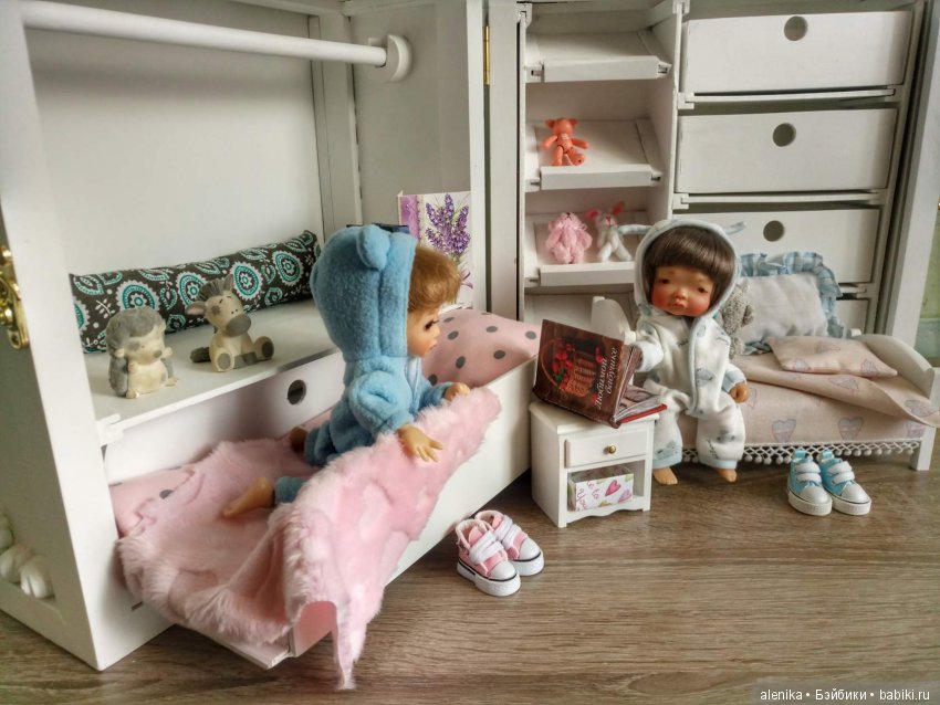 Ящик-трансформер /гардеробная для кукол (фото 9)