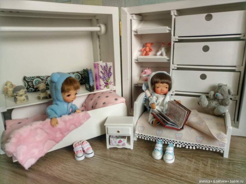 Ящик-трансформер /гардеробная для кукол (фото 10)