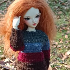 Вязаные джемперы для слим МСД