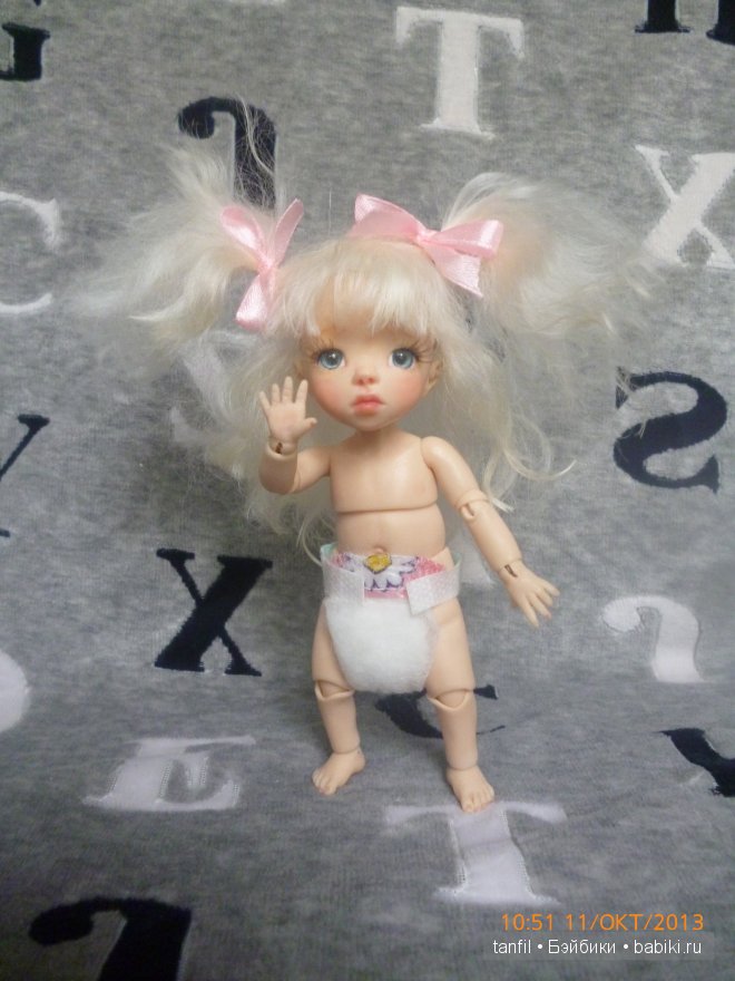 А кого я вам сегодня покажу... Авторская кукла Татьяны Филенко (фото 2)