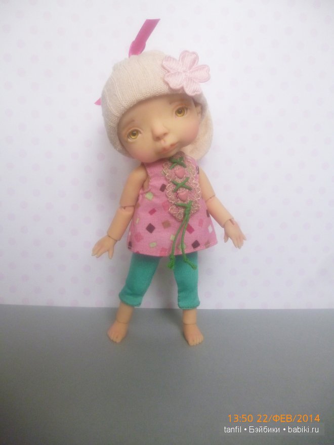 Злата-Золотко. Авторская шарнирная кукла бжд