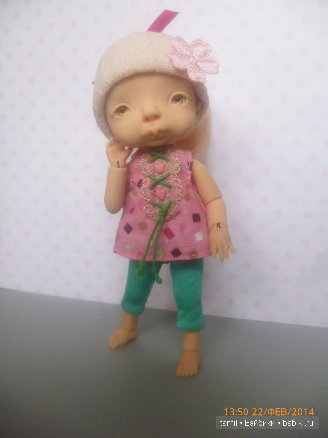Злата-Золотко. Авторская шарнирная кукла бжд (фото 2)