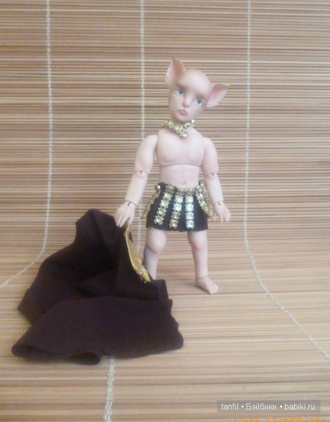 Кото-рыцарь. Авторская шарнирная кукла бжд (фото 3)