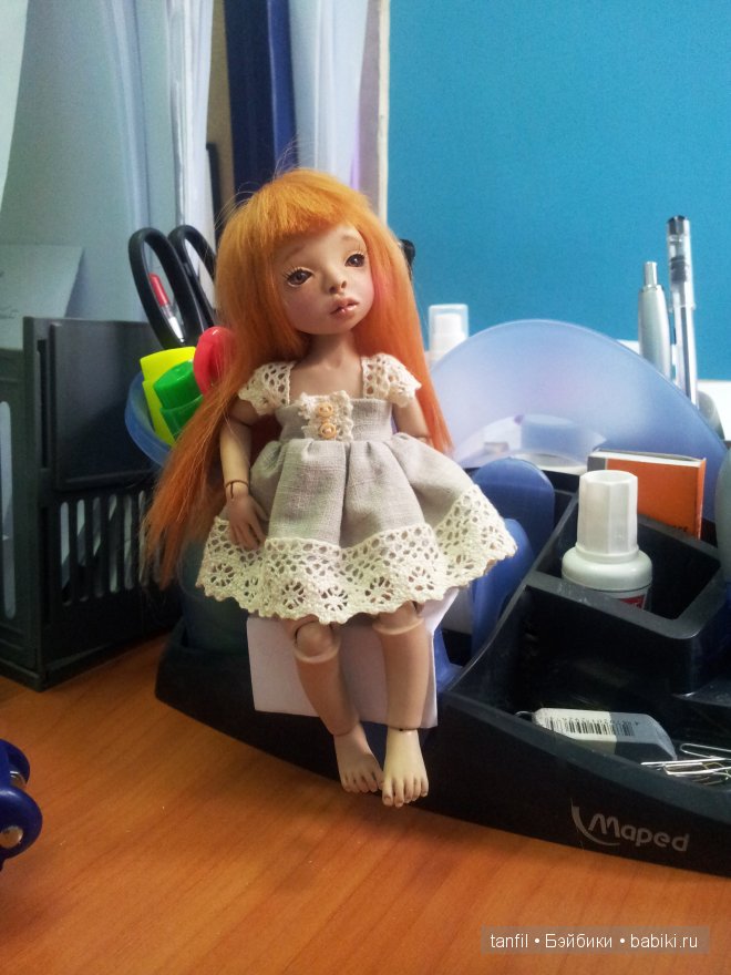 Что может Муза. Авторская шарнирная кукла