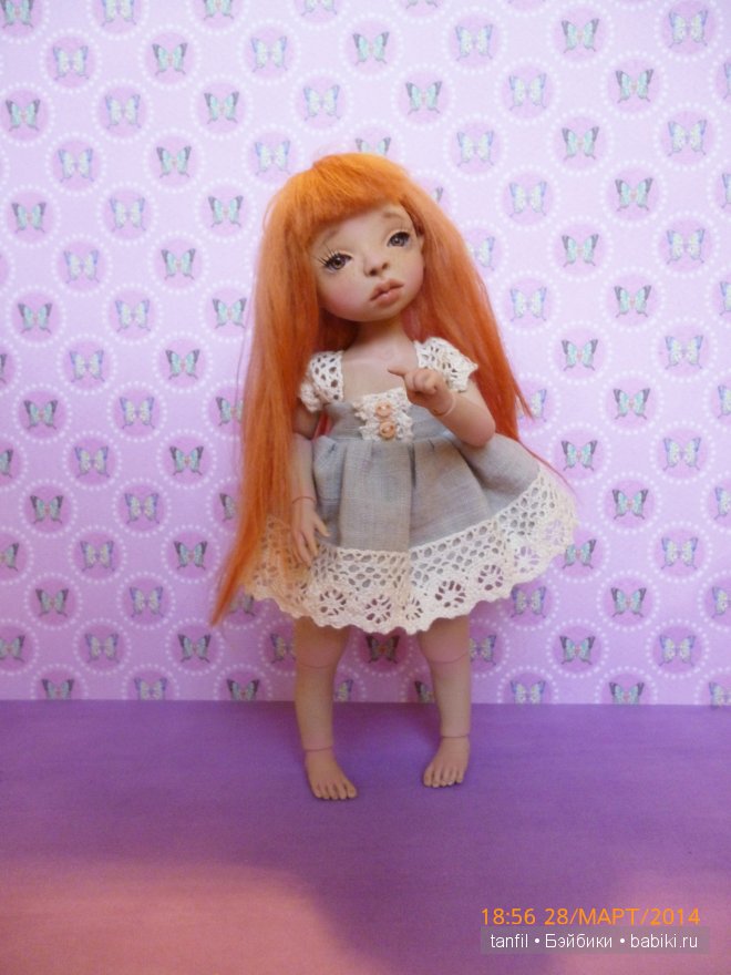 Что может Муза. Авторская шарнирная кукла (фото 2)