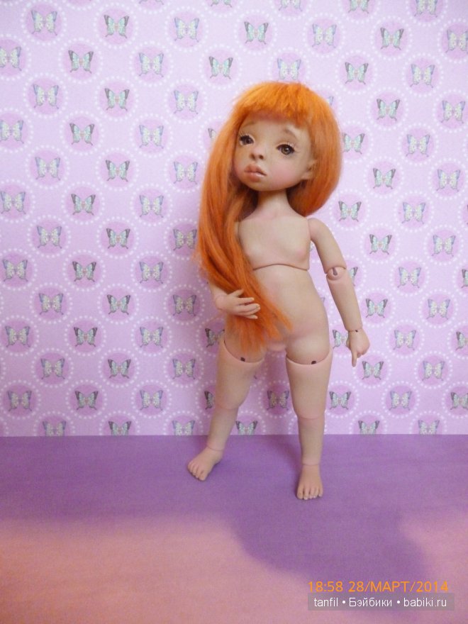 Что может Муза. Авторская шарнирная кукла (фото 5)