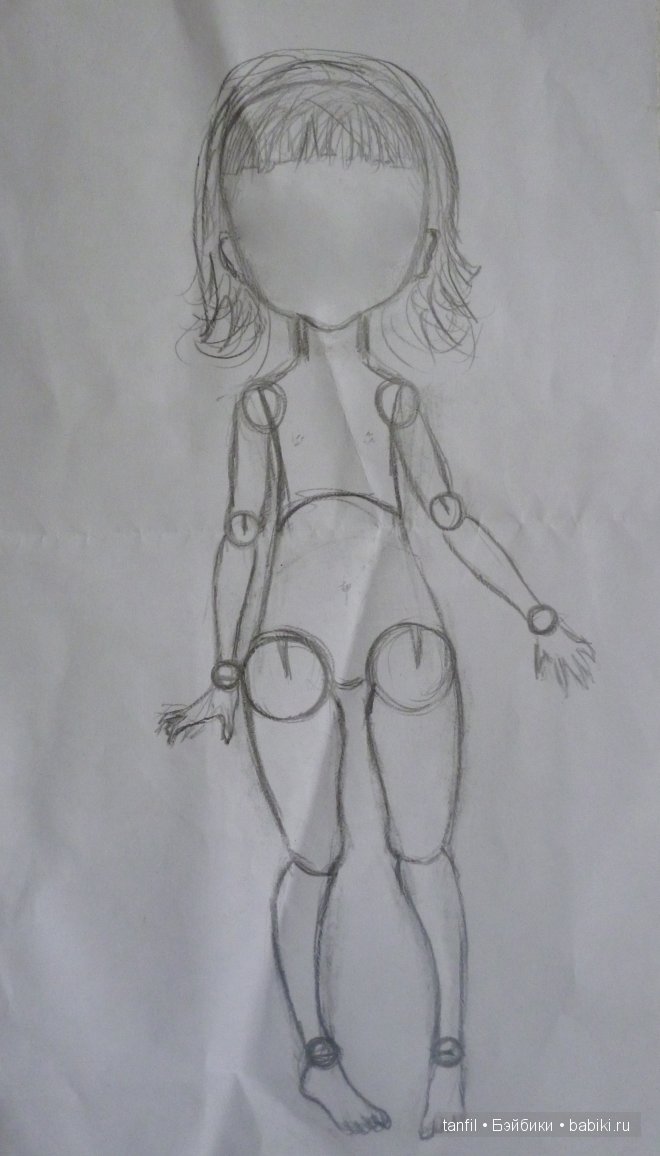 Авторская шарнирная Алиса. Мастер - модель