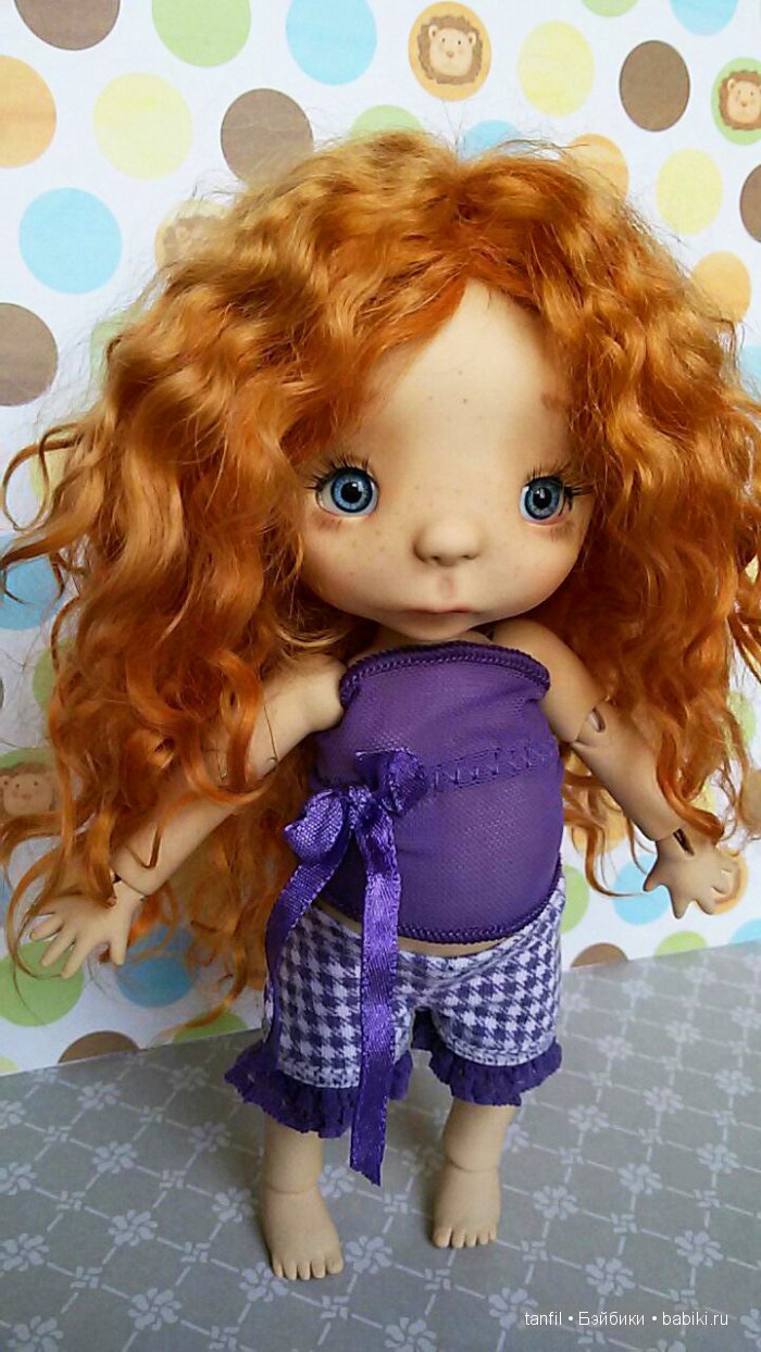 Маленькое Солнышко. Шарнирная кукла (фото 4)