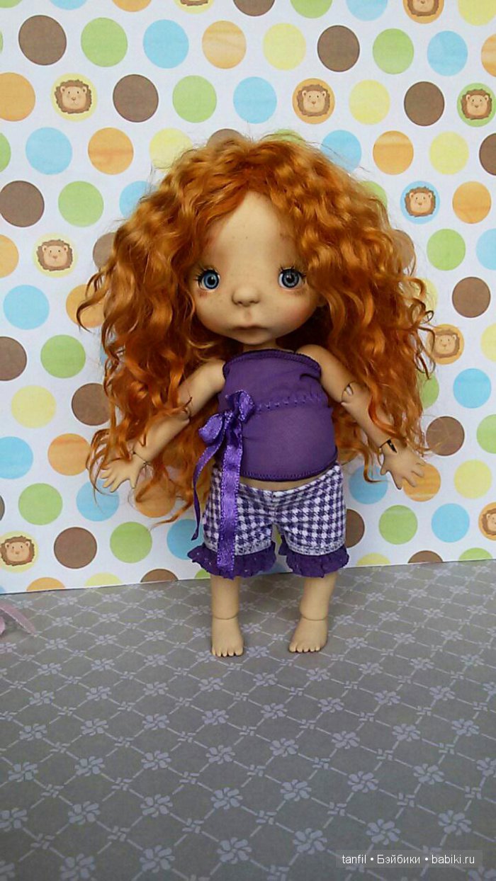 Маленькое Солнышко. Шарнирная кукла (фото 5)