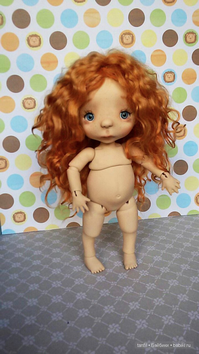 Маленькое Солнышко. Шарнирная кукла (фото 3)