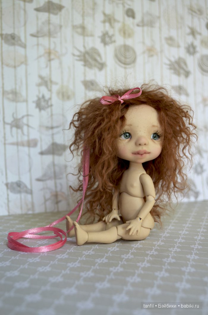 Кудряшка. Шарнирная кукла (фото 5)