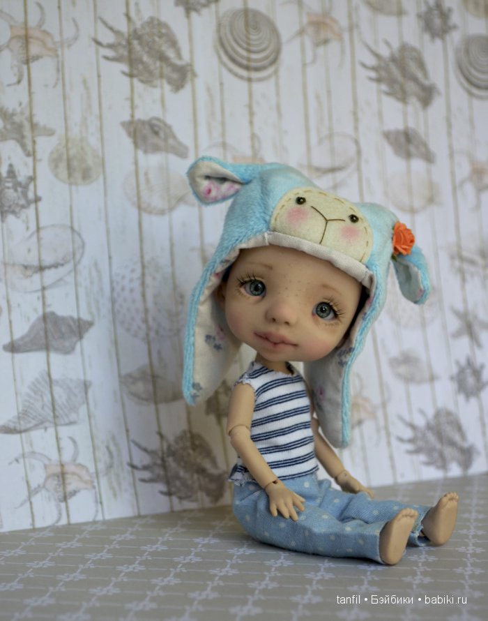 Кудряшка. Шарнирная кукла (фото 2)