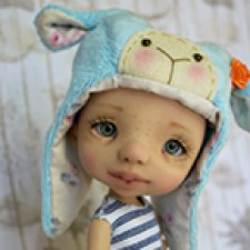 Кудряшка. Шарнирная кукла