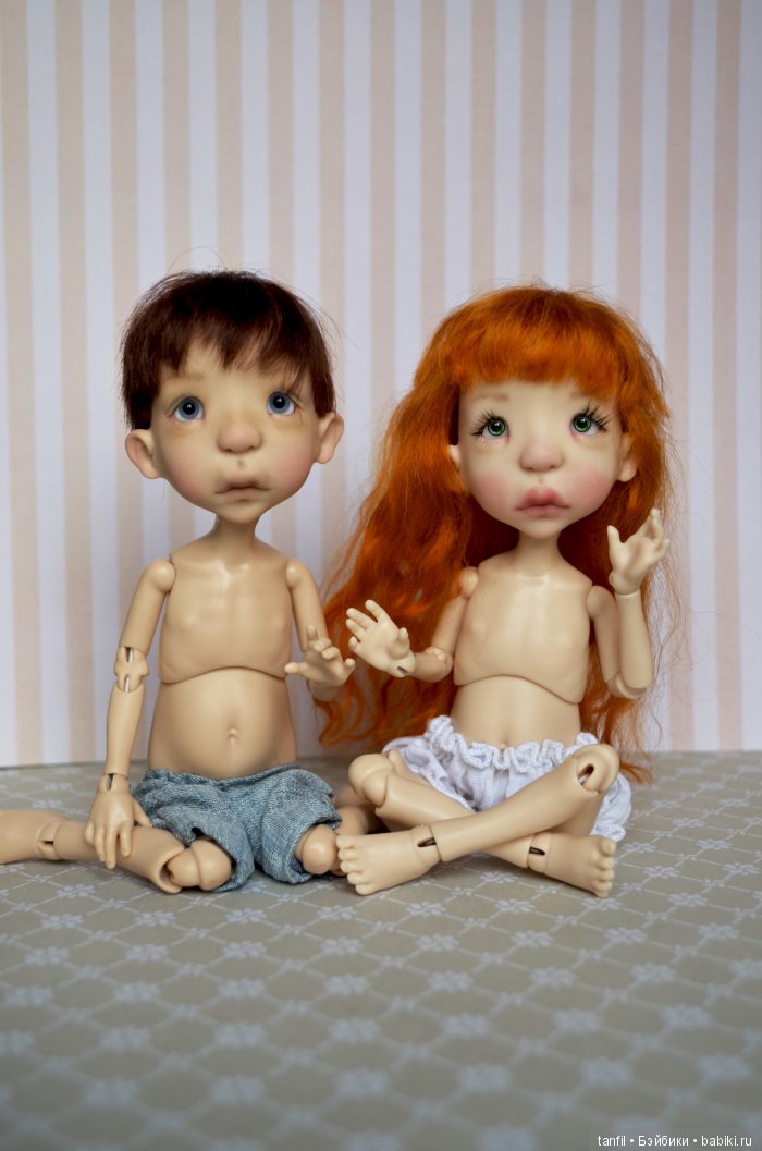 Preopder, шарнирная авторская кукла своими руками, молд Juju (фото 3)