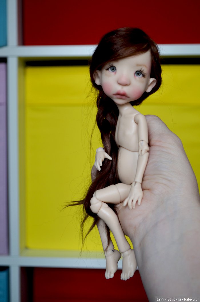 Preopder, шарнирная авторская кукла своими руками, молд Juju (фото 5)