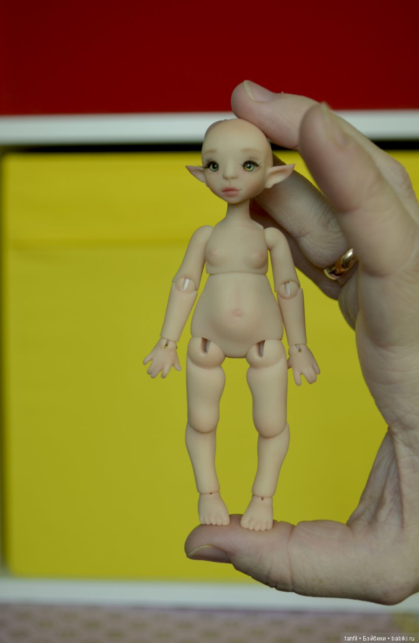 Фея для кукольного домика. Микрокуклы БЖД (фото 4)