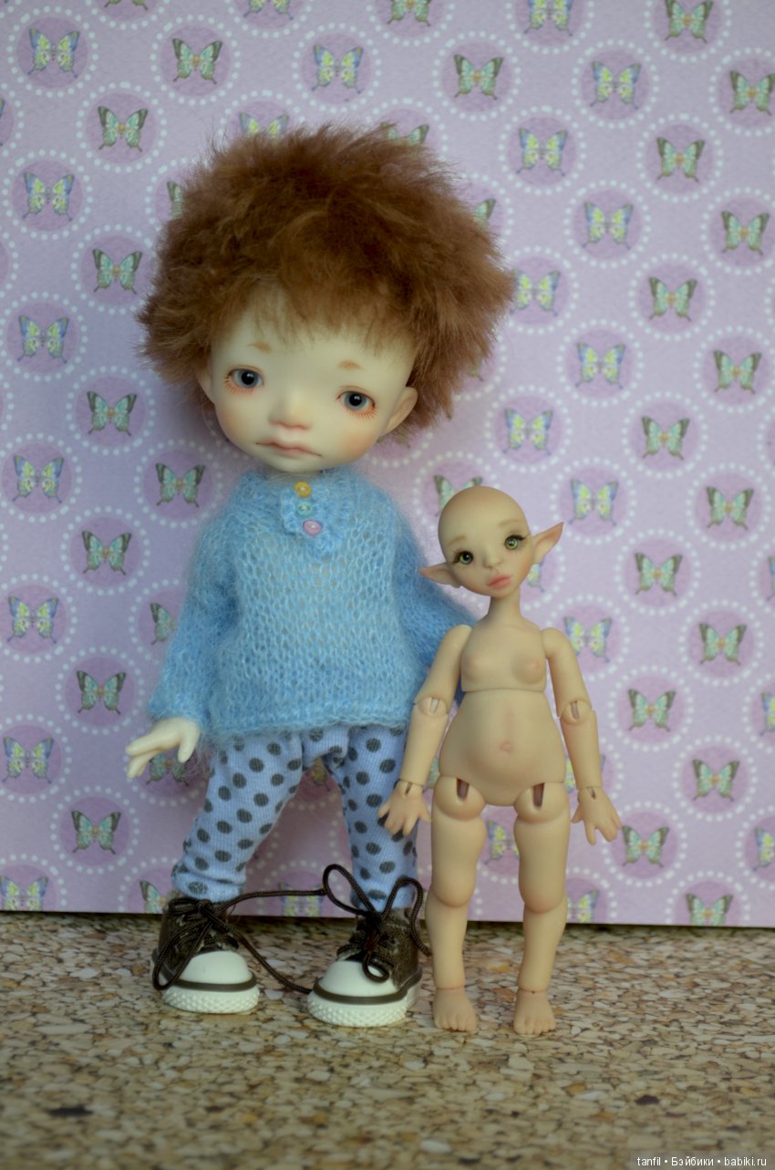 Фея для кукольного домика. Микрокуклы БЖД (фото 7)