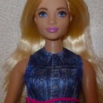 Barbie Fashionistas Curvy 2016 Blonde Chambray Chic новая без коробки