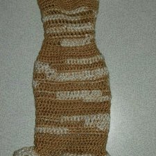 Вязаное платье Handmade для Tonner, Ellowyne, кукол 16 дюймов