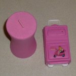 Чемодан и корзина для кукол 12 дюймов - от Barbie Fashion Fever и Barbie Loves Benetton