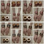 Украшения для Fashion royalty, Nu Face, Poppy Parker - браслеты металлические 8 шт (4 цвета)