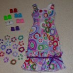 Аутфит OOAK Handmade (платье и аксессуары) for Tonner Deja Vu dolls