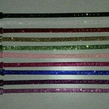 Набор поясов с блестками для FR16, Tonner, Sybarite, Antoinette, Ellowyne, кукол 16 дюймов - 10 штук