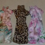 Три платья Handmade для Fashion royalty, Nu Face, Poppy Parker, Barbie, кукол 12 дюймов