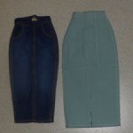 Две юбки с карманами Clear Lan для Fashion royalty, Nu Face, Meteor, Barbie, кукол 12 дюймов