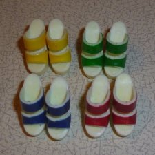 Integrity toys – Dynamite girls Boogie Beach Collection - 4 пары обуви