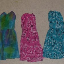 Платья Handmade (лот №2) для Барби старого образца, Silkstone, классического тела FR, East 59