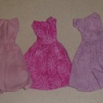 Платья Handmade (лот №3) для Барби старого образца, Silkstone, классического тела FR, East 59